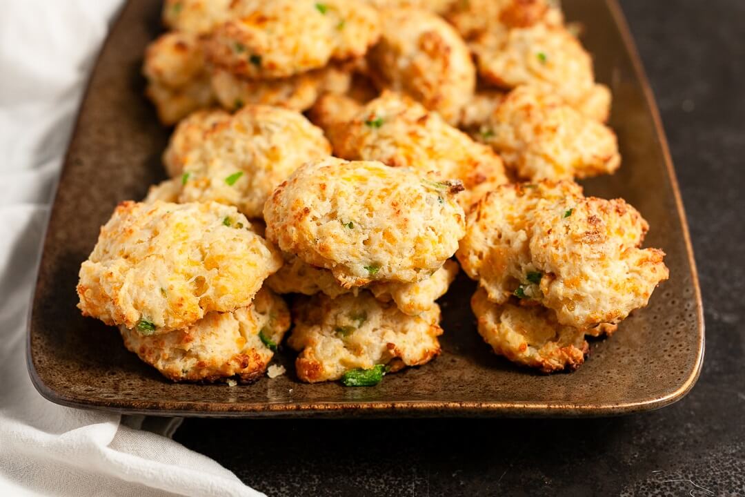 jalapeño cheddar drop biscuits