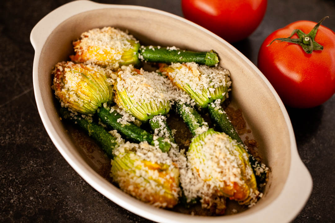 squash blossom appetizer